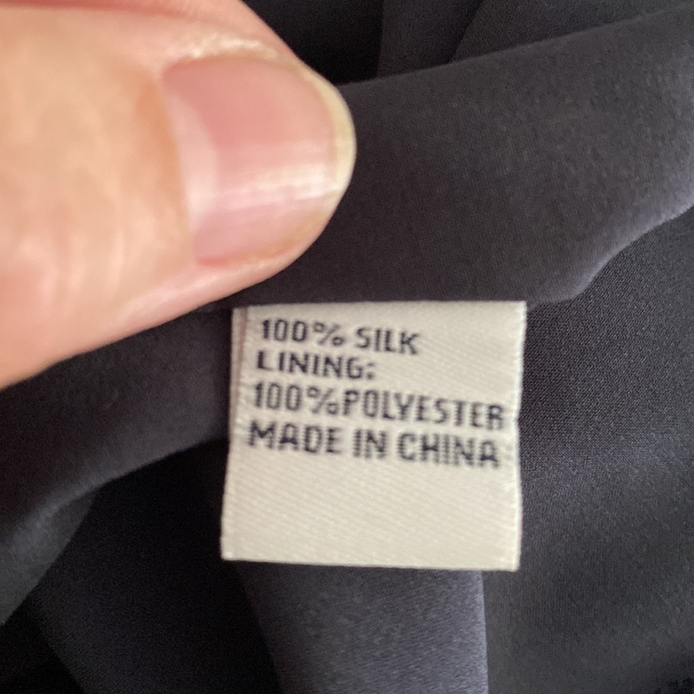 Elizabeth McKay New York Silk Fit and Flare Ikat Pattern Dress - size 6 - Picture 12 of 12